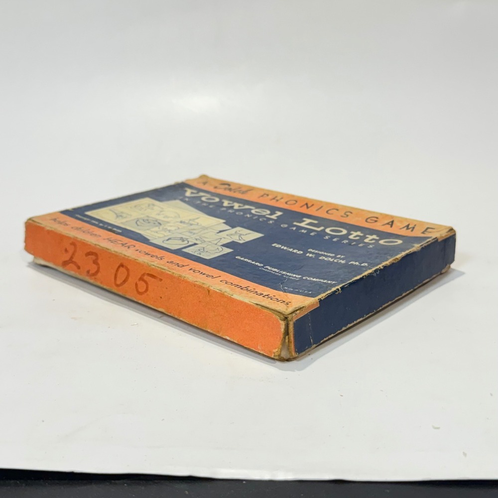 Vintage 1956 Dolch Phonics Game Vowel Lotto Edward W. Dolch Garrard Publishing - Picture 4 of 9